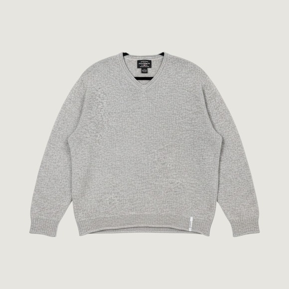Polo Ralph Lauren Other - Ralph Lauren Polo Jeans Co Grey 100% Wool V-Neck Sweater Mens Large Japan Made